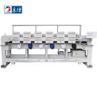 6 Heads 15 Needles Cap T-shirt Computer Embroidery Machine