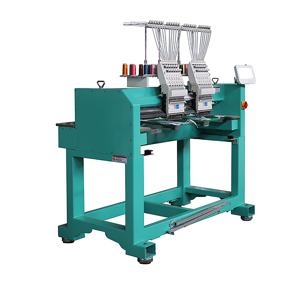 Lejia Double Heads Cap/T-Shirt Embroidery Machine, Best Chinese Embroidery Machine Supplier