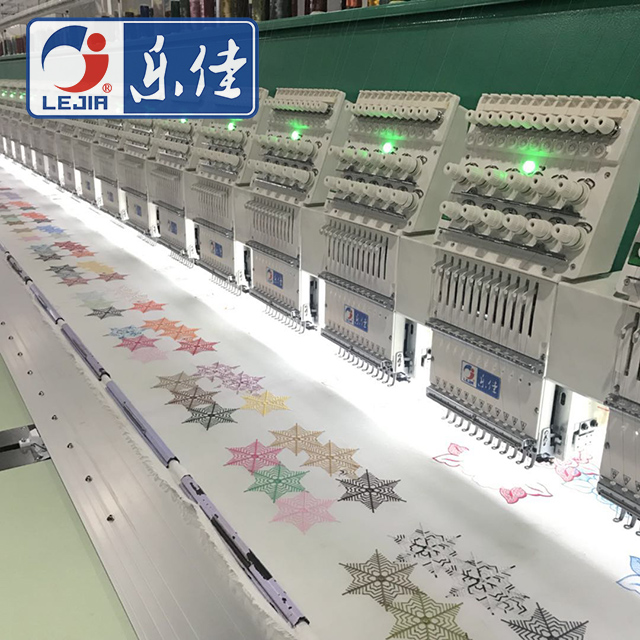 Lejia High Quality 12 Needles 23 Heads High Speed China Embroidery Machine 